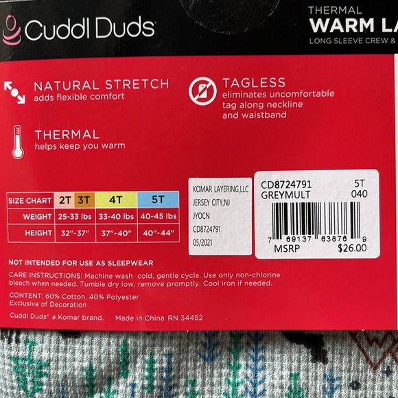 Therrmal warm layers set - Picture 3 of 3